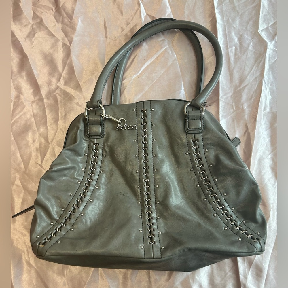 Stylish Gray Handbag - Picture 2 of 3